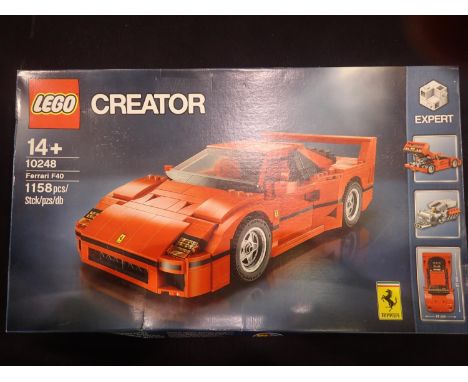 Lego Creator 10248 Ferrari F40, factory sealed. UK P&amp;P Group 2 (£20+VAT for the first lot and £4+VAT for subsequent lots)