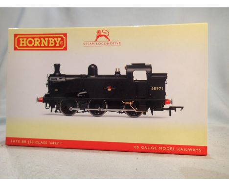 Hornby R3326, class J50, black, late crest, 68971, near mint, storage wear to box. UK P&amp;P Group 1 (£16+VAT for the first 
