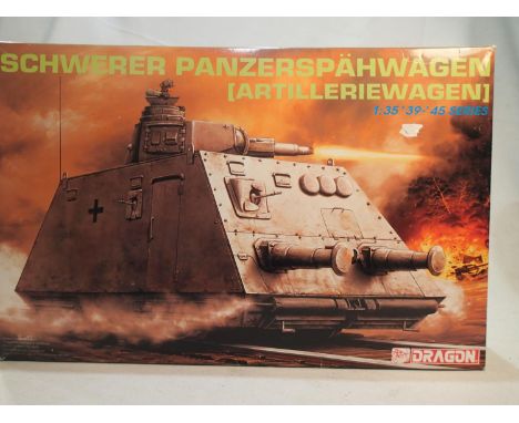 1/35 scale, Dragon, Schwerer Panzerspahwagen, as new, sealed. UK P&amp;P Group 1 (£16+VAT for the first lot and £2+VAT for su