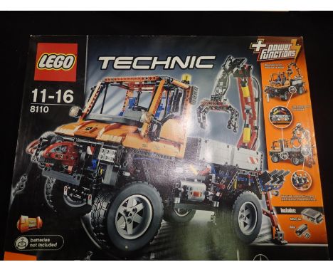 Lego Technic 8110 Mercedes Benz U400, box opened, bags still sealed. UK P&amp;P Group 3 (£30+VAT for the first lot and £8+VAT