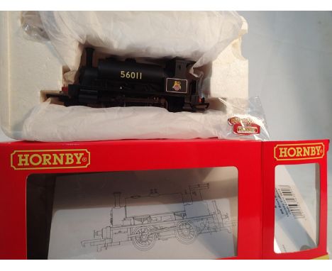 Hornby R3292, saddle tank, 56011, black, early crest, 2014, Collectors Club loco with badge, near mint condition, storage wea