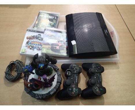 Playstation 3 and bits. UK P&amp;P Group 2 (£20+VAT for the first lot and £4+VAT for subsequent lots) 