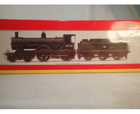 Hornby R2831, class T9, 30726, black, late crest, weathered, near mint condition, box in fair condition. UK P&amp;P Group 1 (