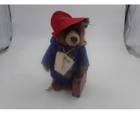 Steiff Paddington Bear, 664632, with tags, 30cm H. UK P&amp;P Group 1 (£16+VAT for the first lot and £2+VAT for subsequent lo