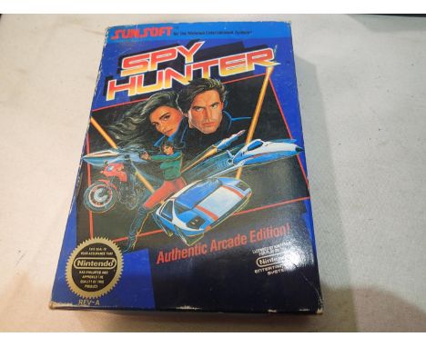 Spyhunter arcade edition by Sunsoft CIB. UK P&amp;P Group 1 (£16+VAT for the first lot and £2+VAT for subsequent lots) 