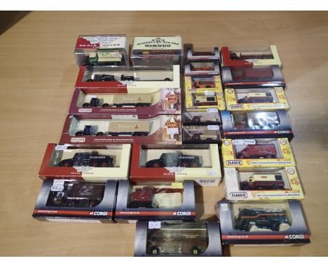 Twenty two OO scale commercial vehicles, Skale Autos, Classix, Trackside, Hornby etc, mostly excellent condition, boxes with 