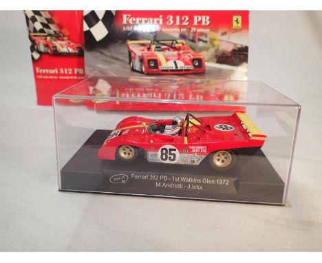 Slot-It, 1/32 scale Ferrari 312 PB, assembled kit, excellent condition, boxed. UK P&amp;P Group 1 (£16+VAT for the first lot 