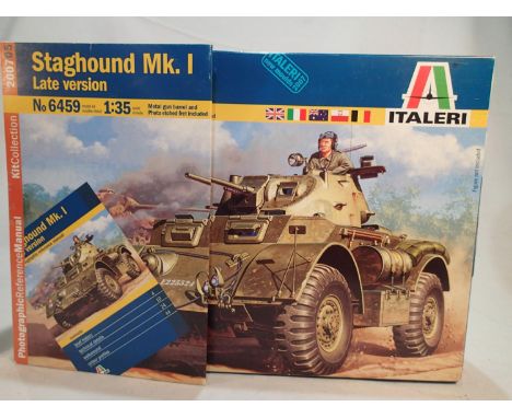 1/35 scale Italeri Staghound MKI, as new, sealed. UK P&amp;P Group 1 (£16+VAT for the first lot and £2+VAT for subsequent lot