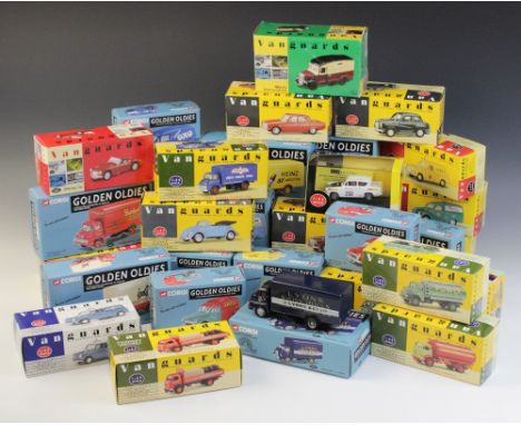 A collection of twelve boxed Corgi 'Golden Oldies' die-cast model vehicles, comprising: a 05601 Kodak Bedford CA, a 06502 Nes