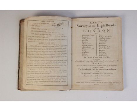 Cary (J), CARY'S SURVEY OF THE HIGH ROADS FROM LONDON TO HAMPTON COURT [...] RICHMOND ON A SCALE OF ONE INCH TO A MILE : WHER