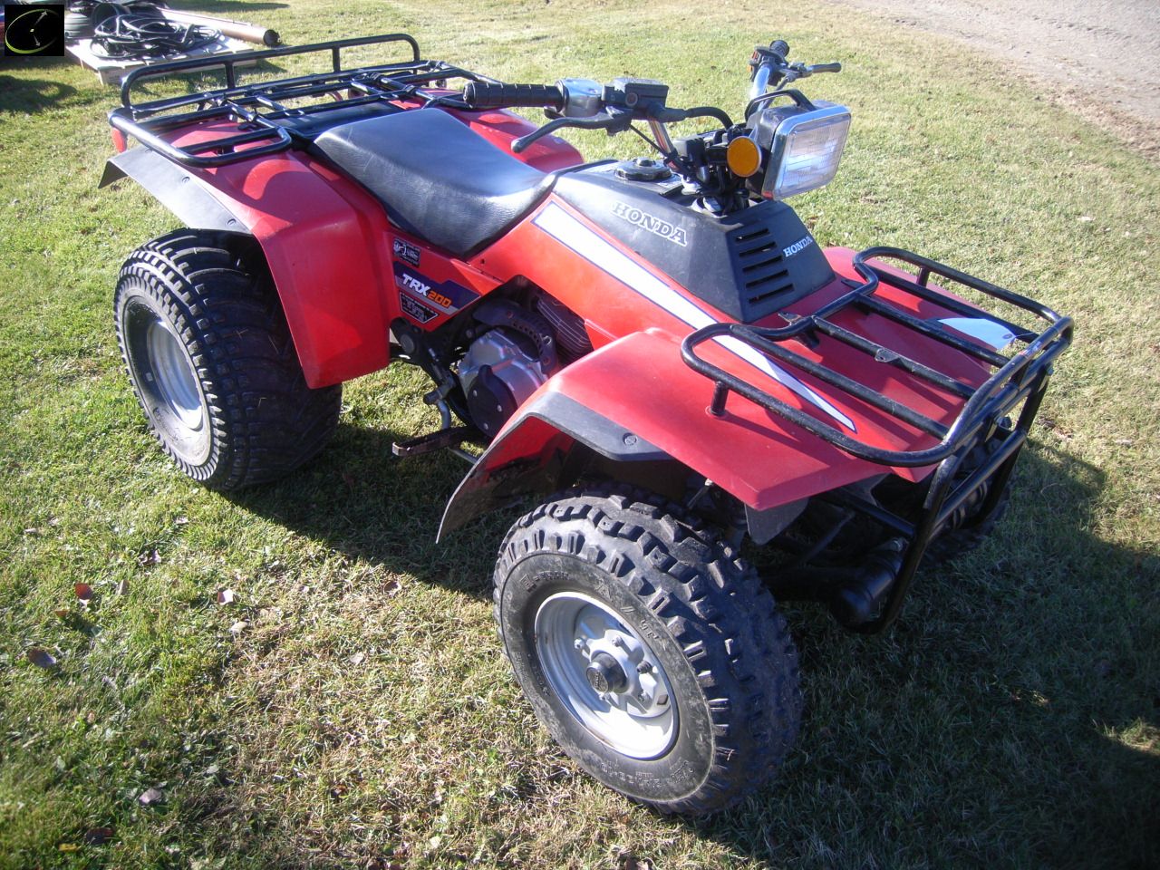 Honda TRX200 quad, 2wd, shaft drive, hi/lo/reverse
