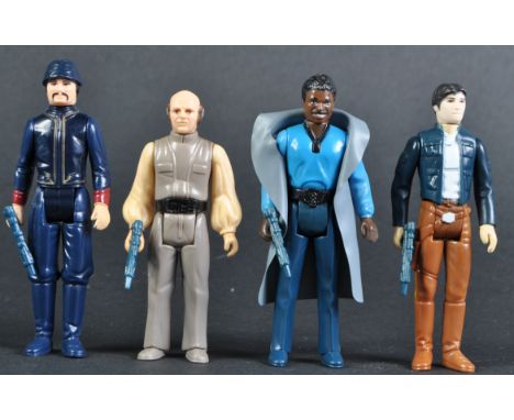 Star Wars Action Figures - a collection x4 original vintage Kenner / Palitoy made Star Wars action figures - all Bespin relat