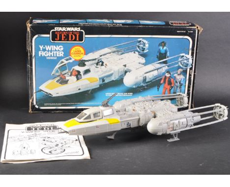 Star Wars - an original vintage 1983 Kenner made Star Wars action figure playset ' Y Wing Fighter Vehicle '. 100% complete, i