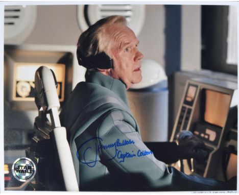 Star Wars - Jeremy Bulloch (1945-2020) - Official Pix autographed 8x10" colour photograph from the prequels, showing Bulloch 