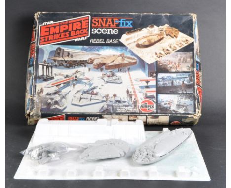 Star Wars - an original vintage 1981 Airfix Snap-Fix Scene model kit ' Rebel Base ' from The Empire Strikes Back. Appears com