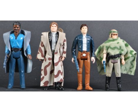 Star Wars - a collection of x5 original vintage Kenner / Palitoy made Star Wars action figures - all main characters - compri