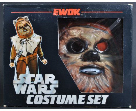 Star Wars - an original vintage 1983 Acamas Toys made Star Wars Costume Set ' Ewok ' (Wicket). Comprising of a vinyl apron co