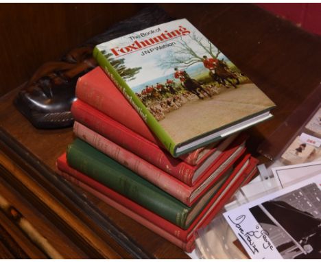 Inter-war books on The Chase from the scientific - Budgett's Hunting by Scent - to the reminiscent - Greaves, High Days and B