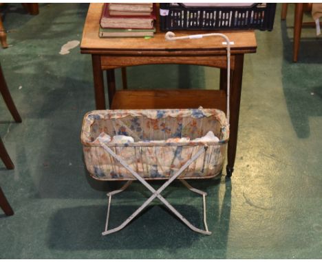 A vintage doll's crib