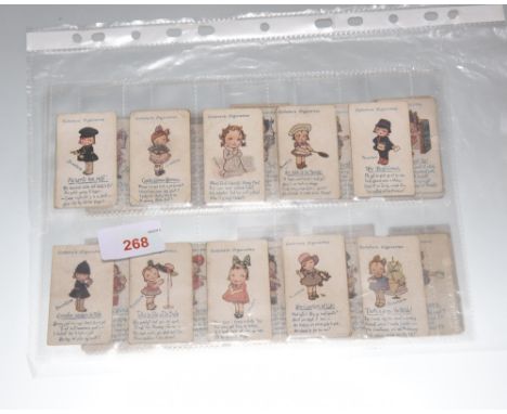 A set of vintage Gallaher's cigarette cards with illustrations by Haywood George