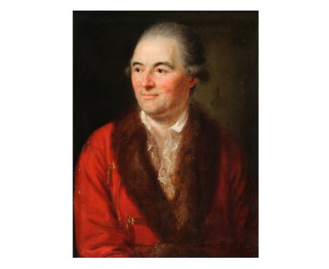 Unbekannter MalerMuseales Portrait eines Adeligen18. Jahrhundert Öl auf Leinwand, doubliert 64,5 x 49 cm, mit Rahmen 83 x 67 