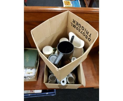 BOX LOT OF POOLE &amp; PORTMERRION &amp; 1 OTHER BOX TO INC PORTMERRION