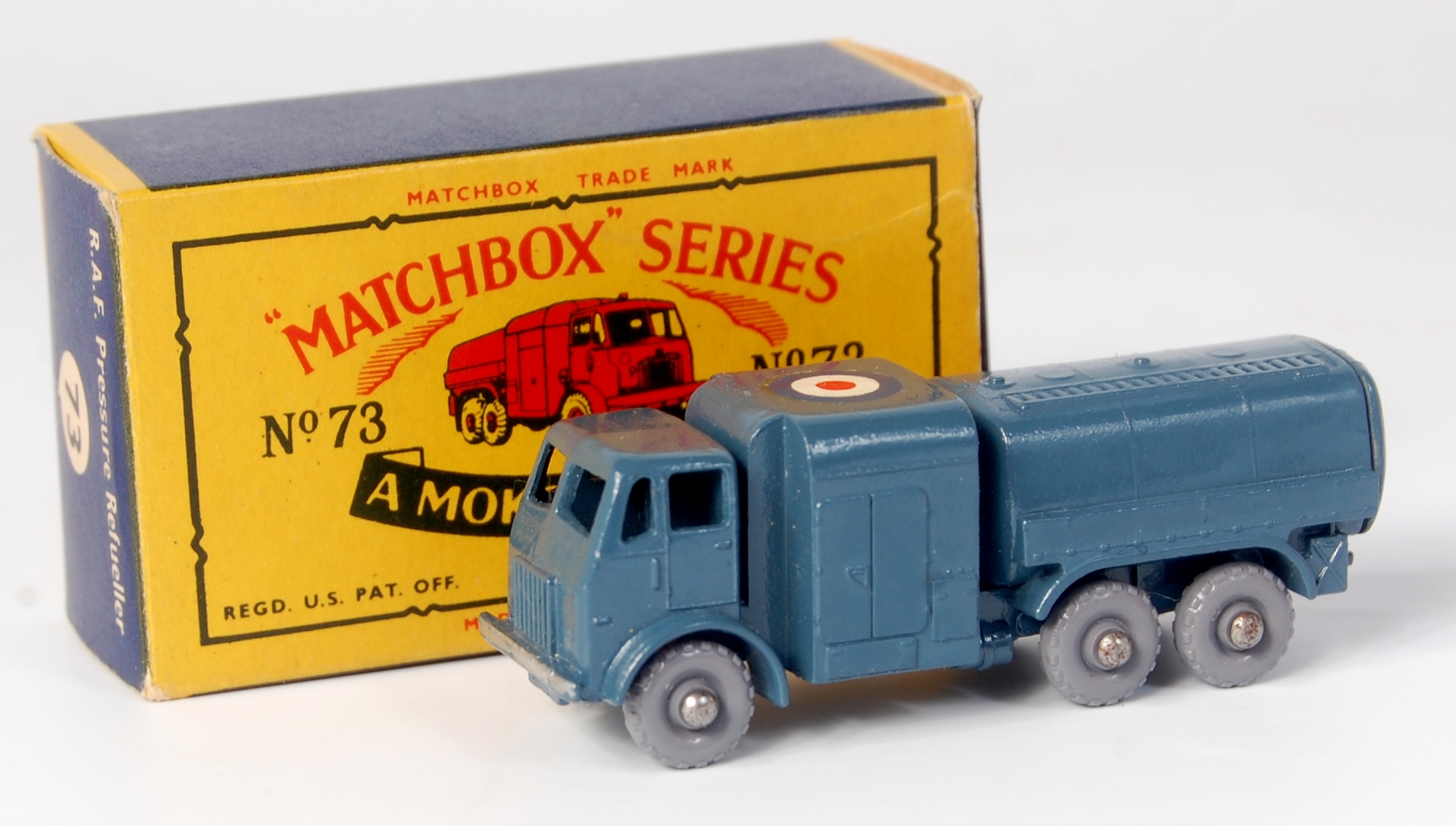 Matchbox, 1-75 series, No.73 RAF pressure refueller, airforce blue ...