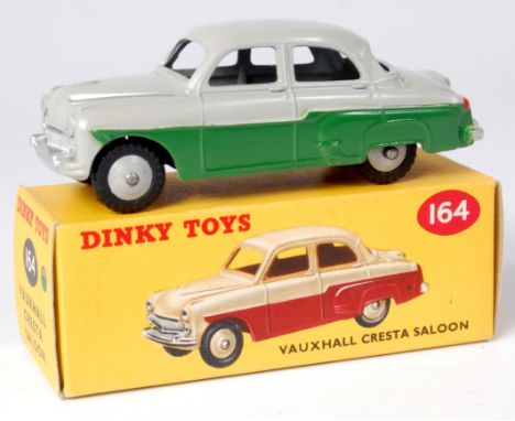 Dinky, 164 Vauxhall Cresta saloon, two-tone grey upper and hubs, dark green lower (NM,BNM)