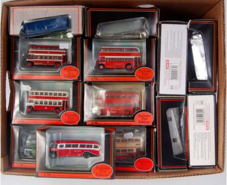 EFE, 'Exclusive First Editions', 1/76th scale public transport related bus, coach and double-decker group, all appear as issu