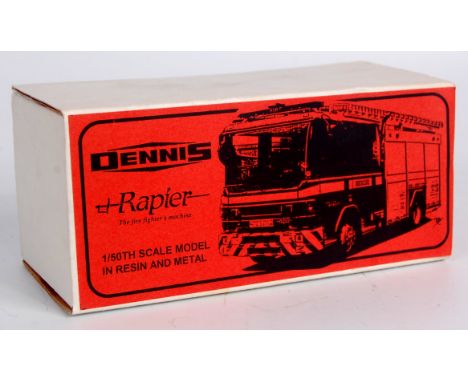 RSH kits, un made as issued 1/50th scale kit for a Rapier T20 fire appliance engine, as issued in original box