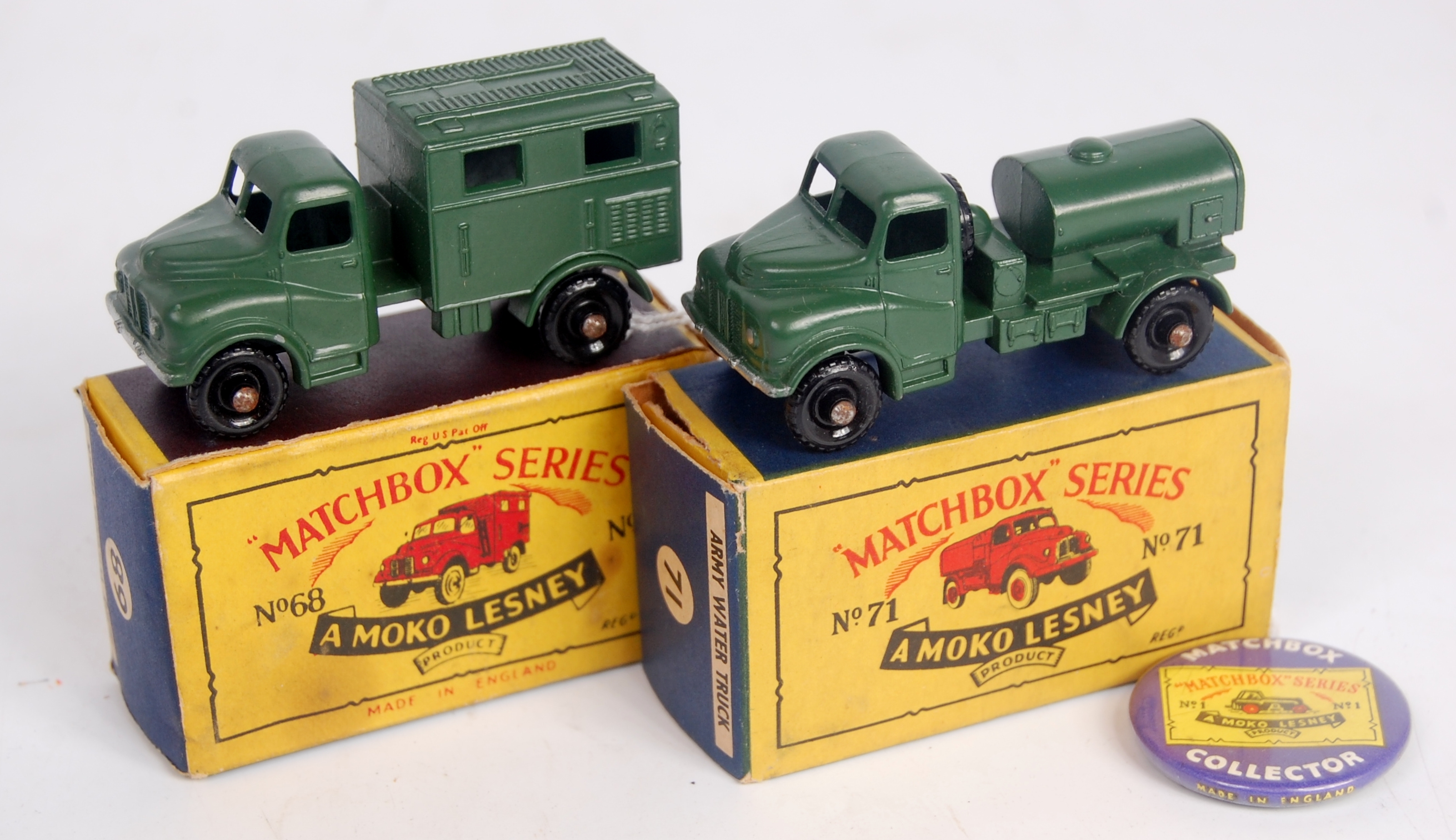 Matchbox, 1-75 series military group, 2 boxed examples to include; No ...