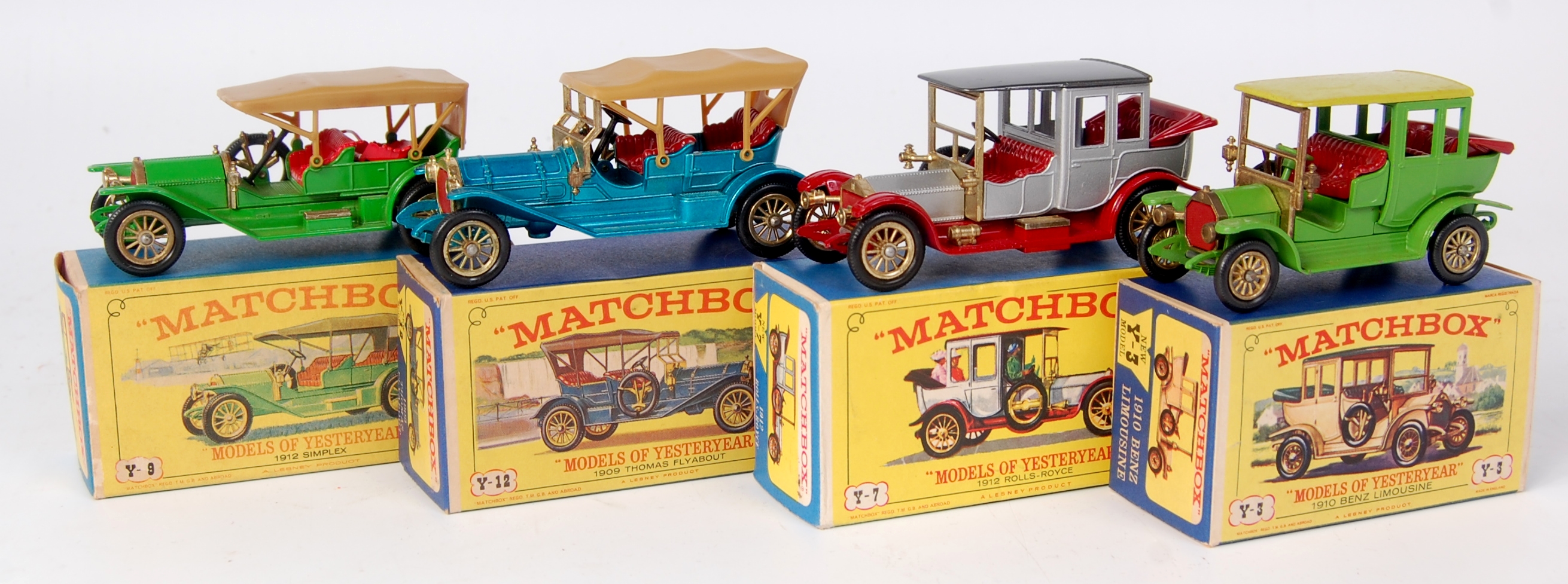 Matchbox, Models of Yesteryear boxed diecast group, 4 examples to ...