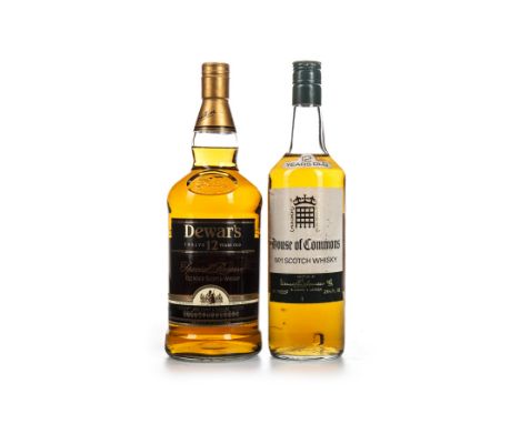 DEWAR'S 12 YEARS OLD - ONE LITRE Blended Scotch Whisky One litre, 43% volume. HOUSE OF COMMONS 12 YEARS OLD Blended Scotch Wh