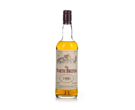 NORTH BRITISH 1980 Single Grain Scotch Whisky 70cl, 61.5% volume.