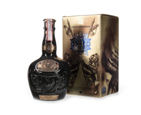 CHIVAS REGAL ROYAL SALUTE 21 YEARS OLD - EMERALD FLAGON Blended Scotch Whisky 70cl, 40% volume, in carton.