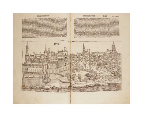 Nuremberg: Anton Koberger for Sebald Schreyer and Sebastian Kammermeister, 12th July 1493. Folio (456 x 309mm.), illustrated 