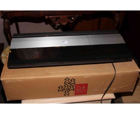 Technics and Bang &amp; Olufsen hi-fi equipment comprising Beocentre 2200, Technics CD players SL-PS50, tape deck RS-M260, am