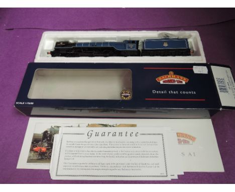 A Bachmann 00 gauge Class A1 4-6-2 loc &amp; tender, North British  60161, boxed 32-553