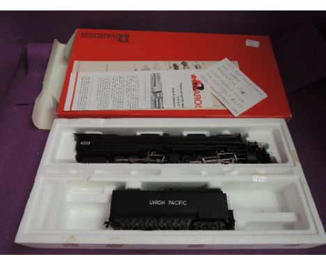 A Rivarossi HO scale Union Pacific 4-8-8-4 steam loco &amp; tender, Big Boy 4008, DCC ready, boxed 54398