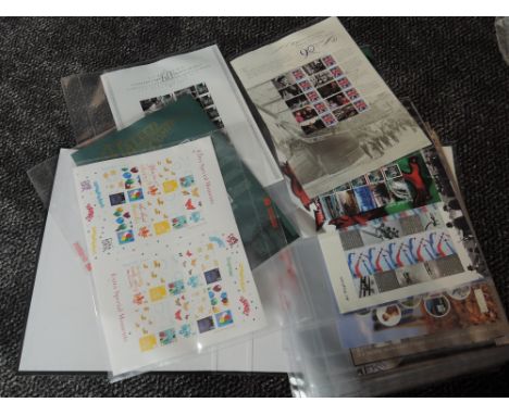 A collection of GB Post Office label sheets (smilers) 2005-2013 approx 31 in total