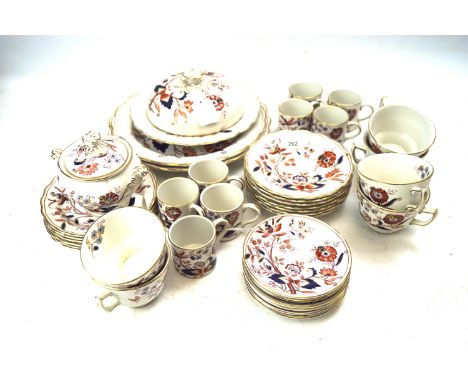 A Booths Friesian part tea coffee set. Including eight coffee cans, six saucers, six teacups, seven saucers, six tea plates, 