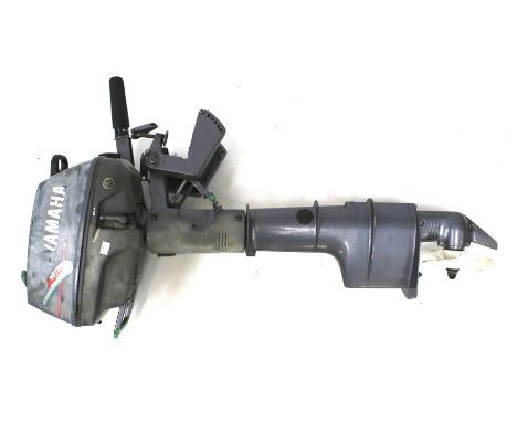 A Yamaha 'Malta' 3.5hp auxilliary outboard engine. Approximately H107cm