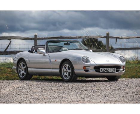 From 20-year ownership and just 4,282 miles from new. A fabulous opportunity.The TVR Chimaera was launched at the British Mot