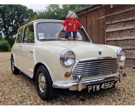 What could be more British than a Mini Cooper and Paddington Bear? Owned from new for 42-years by Vanna and Graham Clutterbuc