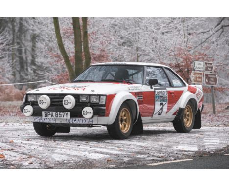 One of the last surviving WRC Toyota Team Europe (TTE) Celica RA40, highly original, sympathetically restored and offered to 