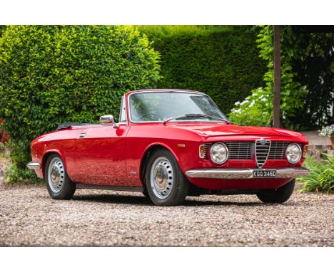 Number 54 of only 99 UK-supplied, right-hand drive Giulia convertibles, professionally restored in the past and now awaiting 