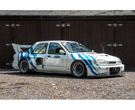 A wide-bodied two-door conversion, built with lightweight custom panels. The Class A Thundersaloon Championship-winning car i