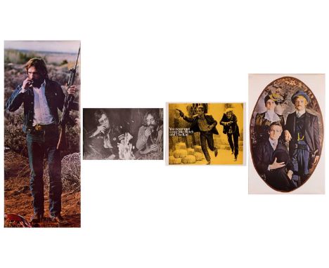 Four original American film posters, Butch Cassidy &amp; the Sundance Kid, 89 cm x 57 cm and 59 cm x 74 cm, Easy Rider, 56 cm