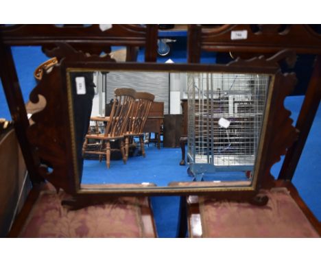 A 19th Century Chippendale style wall mirror