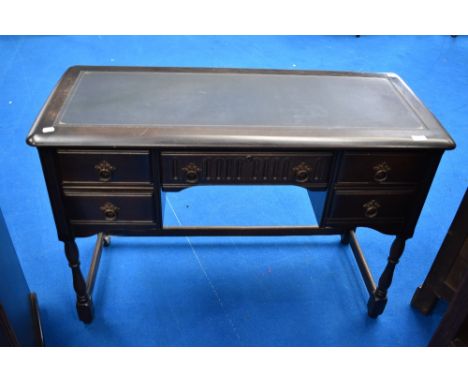 A vintage Priory or dark dressing desk